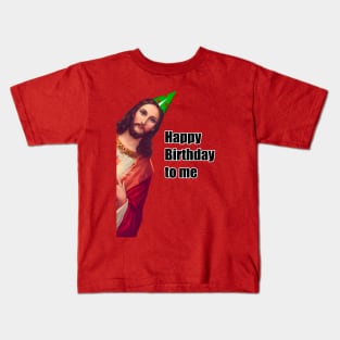 Happy Birthday To Me (white text) Kids T-Shirt